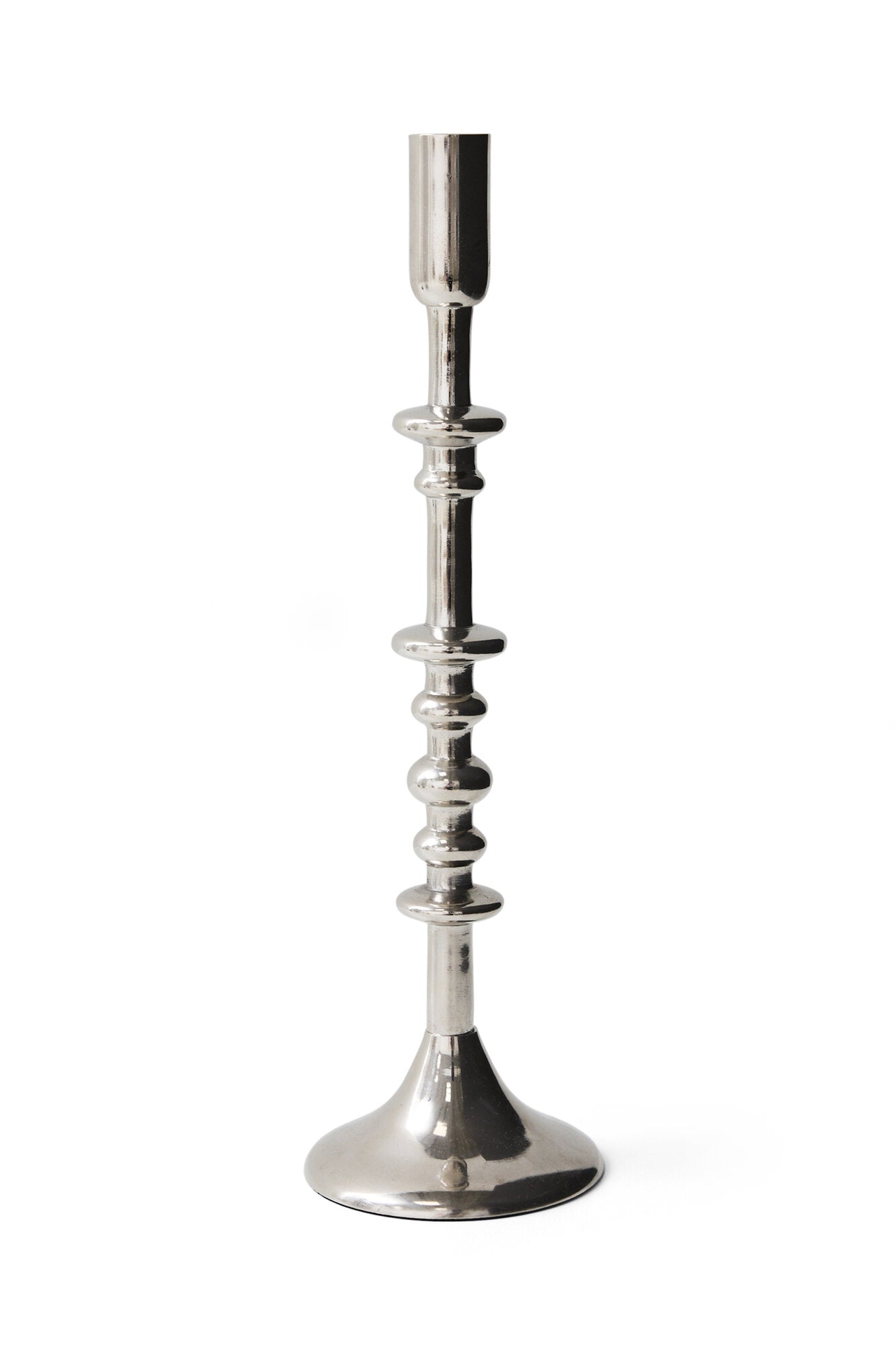 Forged lysestage no. I - sølvfarvet