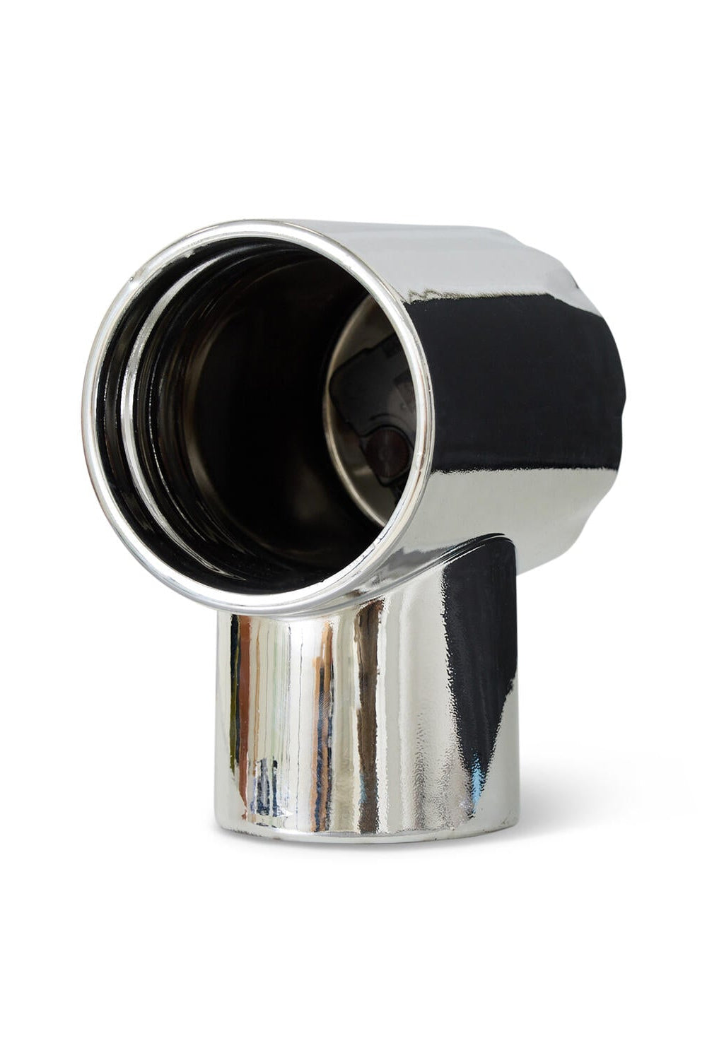 Retro keramisk bordur - chrome