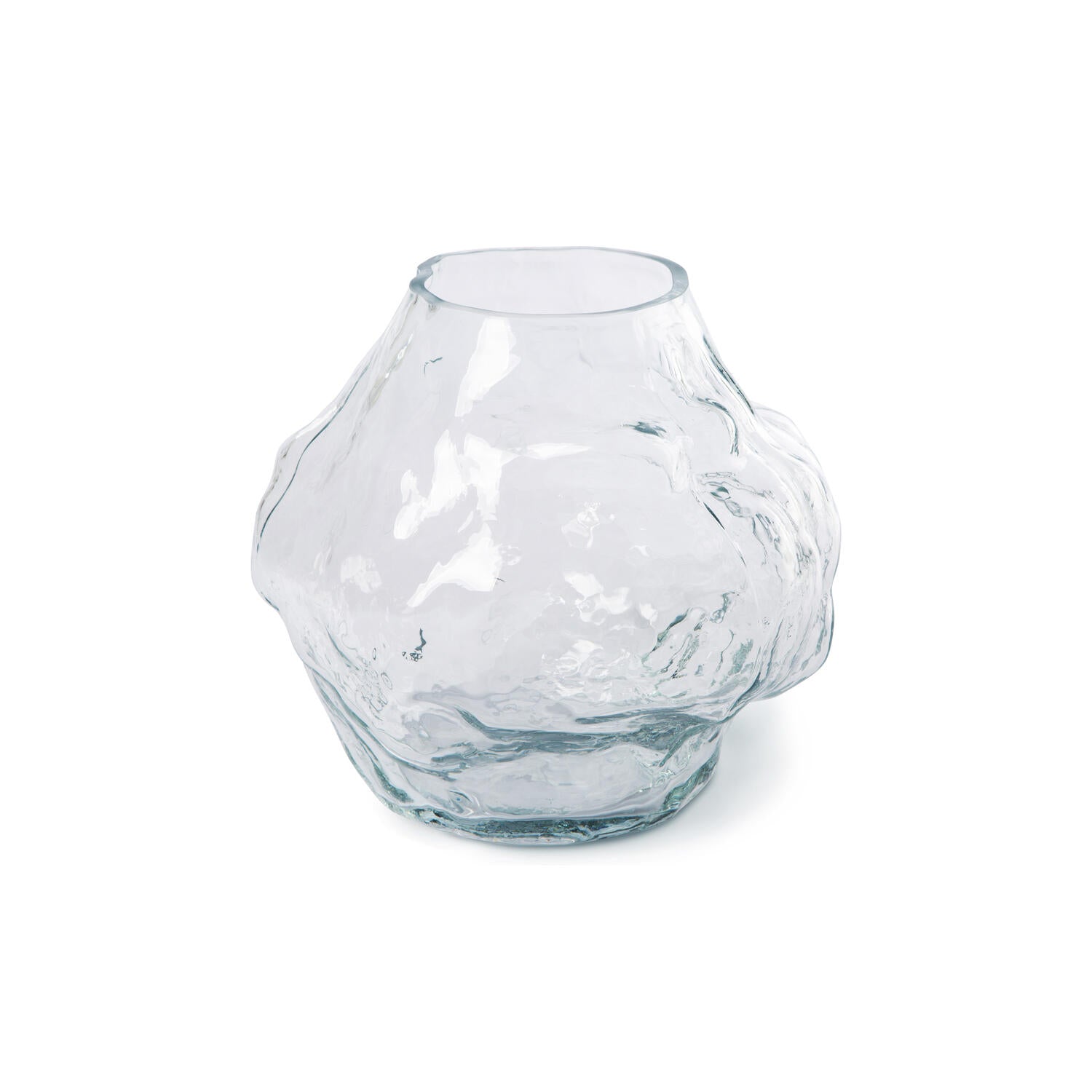 Cloud vase, klar - H24,5 cm