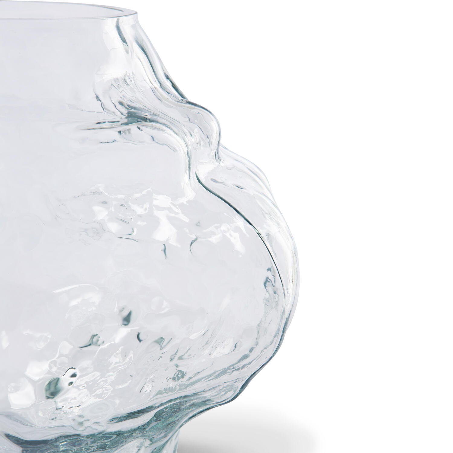 Cloud vase, klar - H24,5 cm
