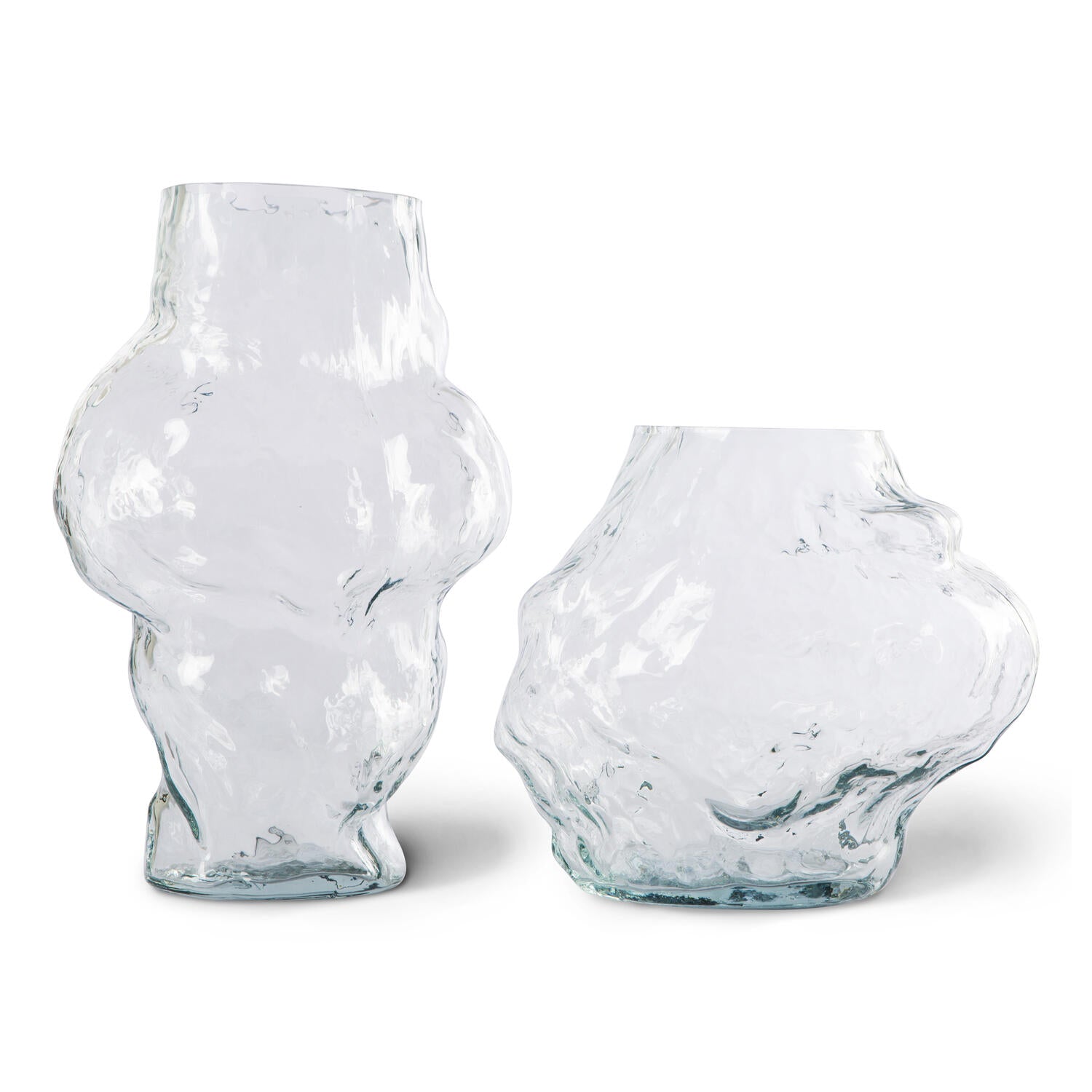 Cloud vase, klar - H24,5 cm