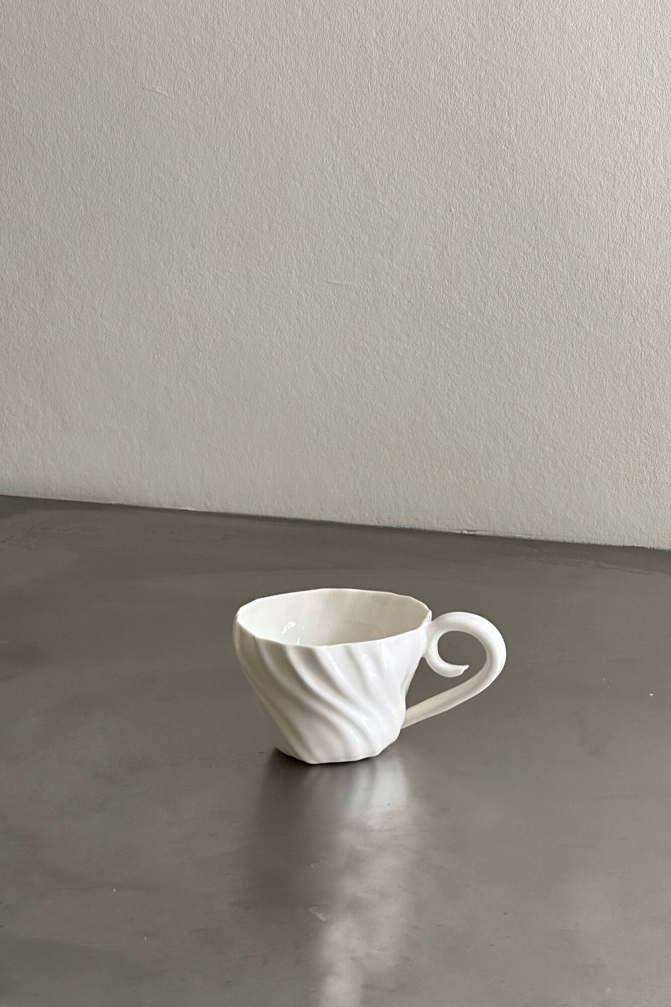 Tidevandskop m. hank I, Ø10 cm - hvid