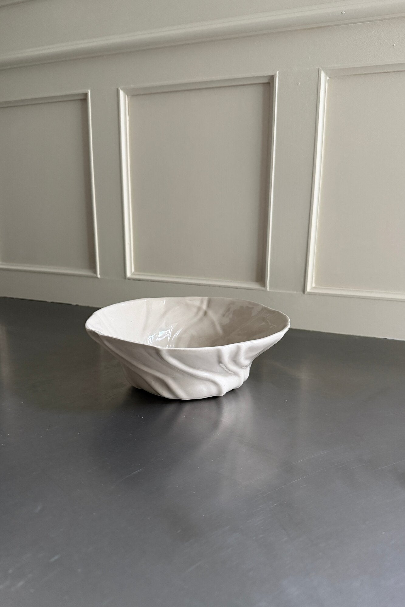 Tidevandsskål, Ø25 cm - Beige