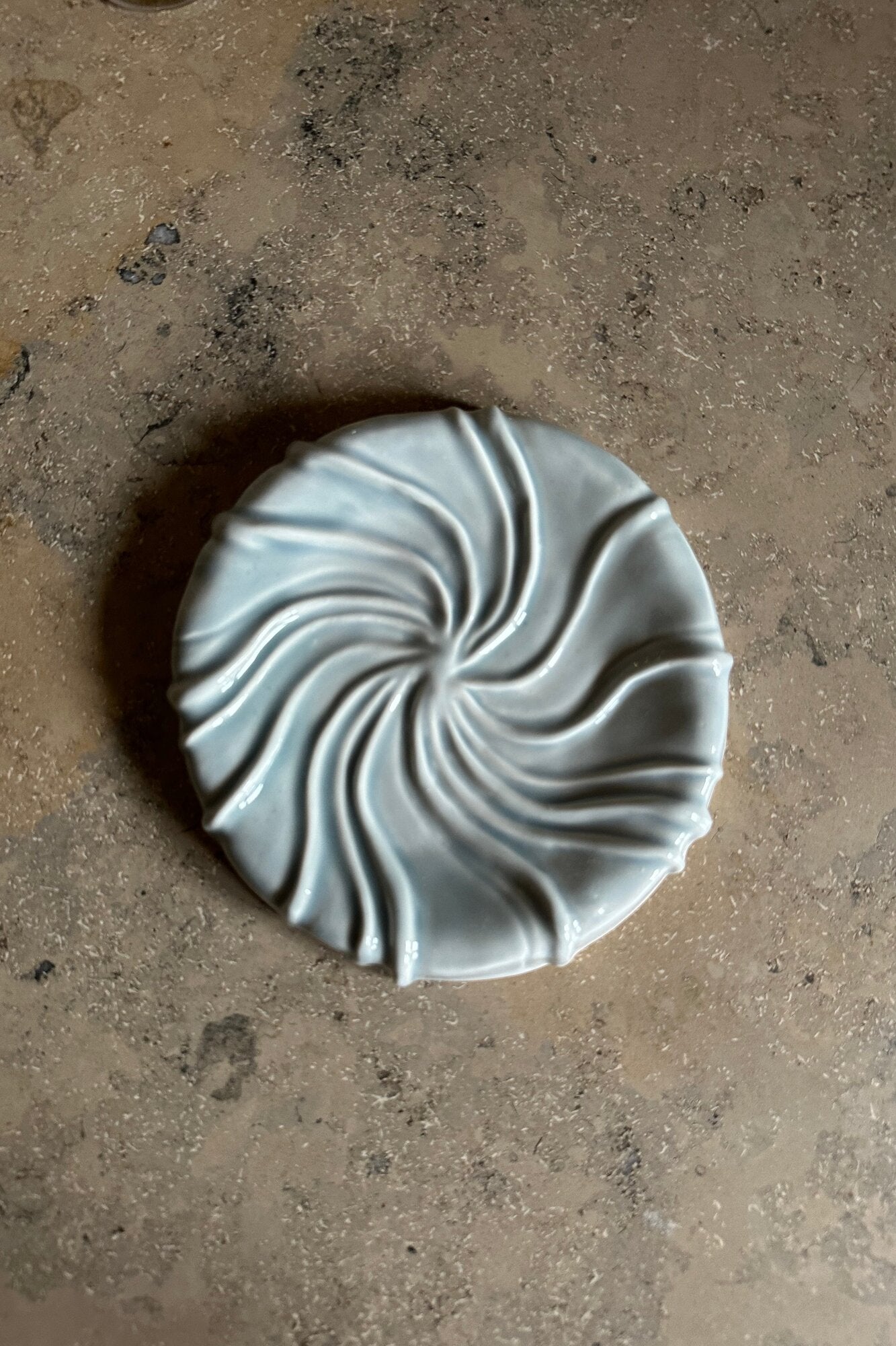 Tidevandstallerken, Ø17,5 cm - Blå