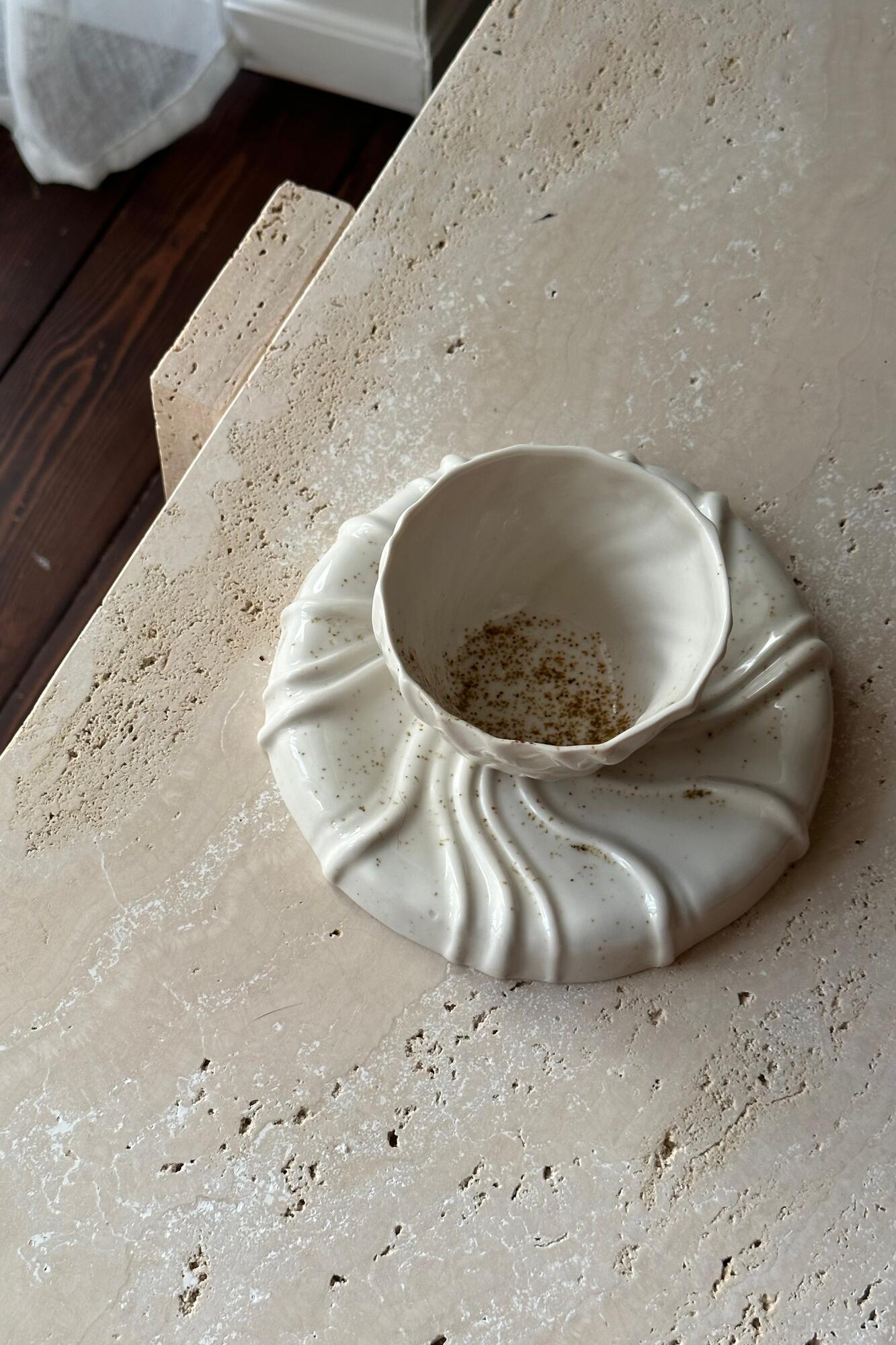 Tidevandskop, Ø10 cm - Spættet