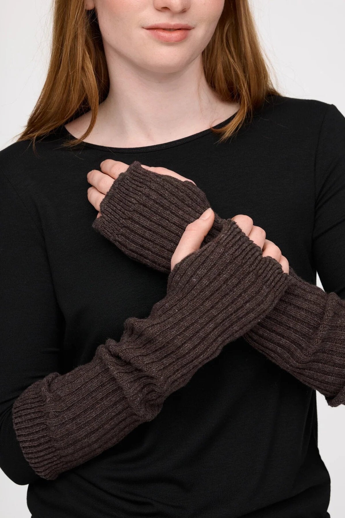 Håndledsvarmere – Brown Melange
