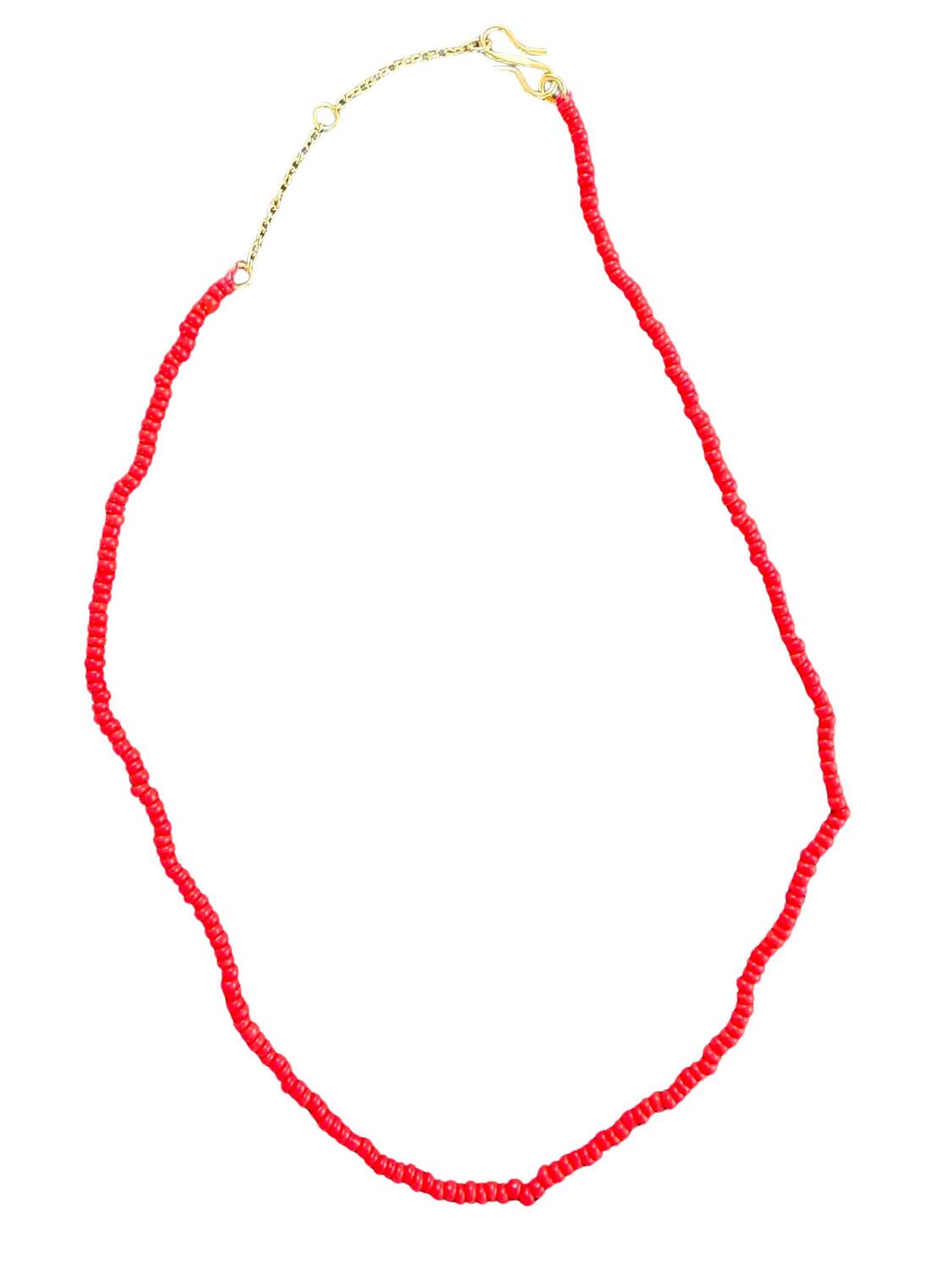Kala perlehalskæde - Coral