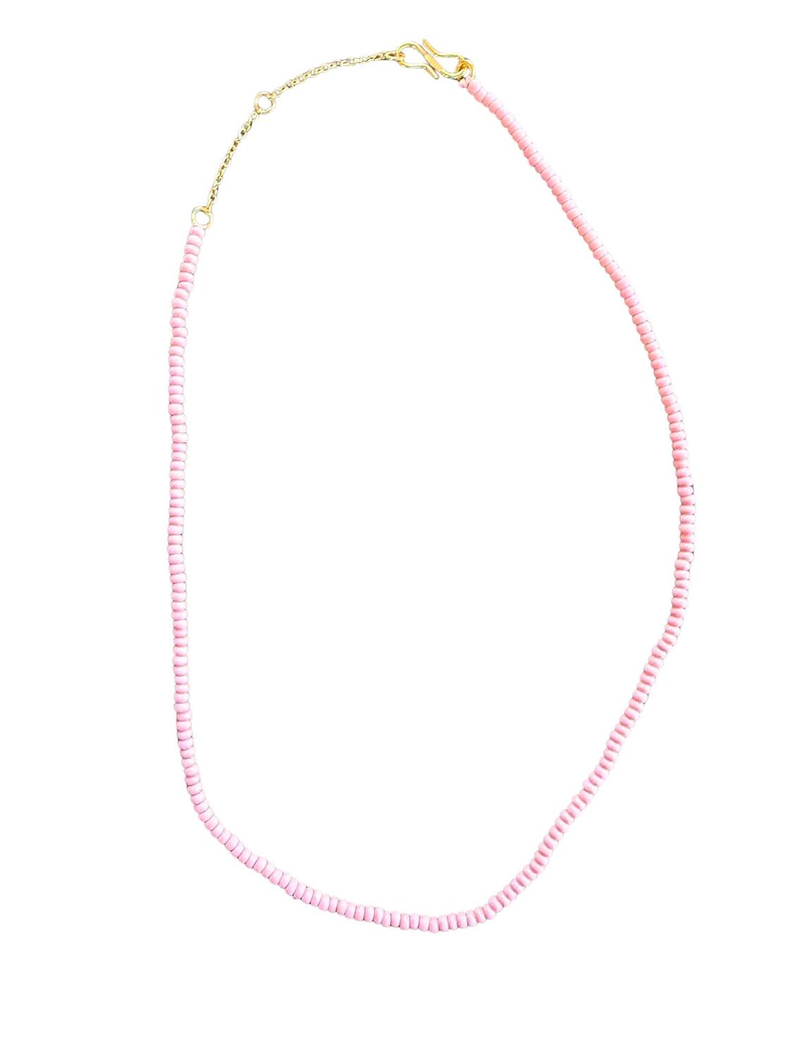 Kala perlehalskæde - Rosa