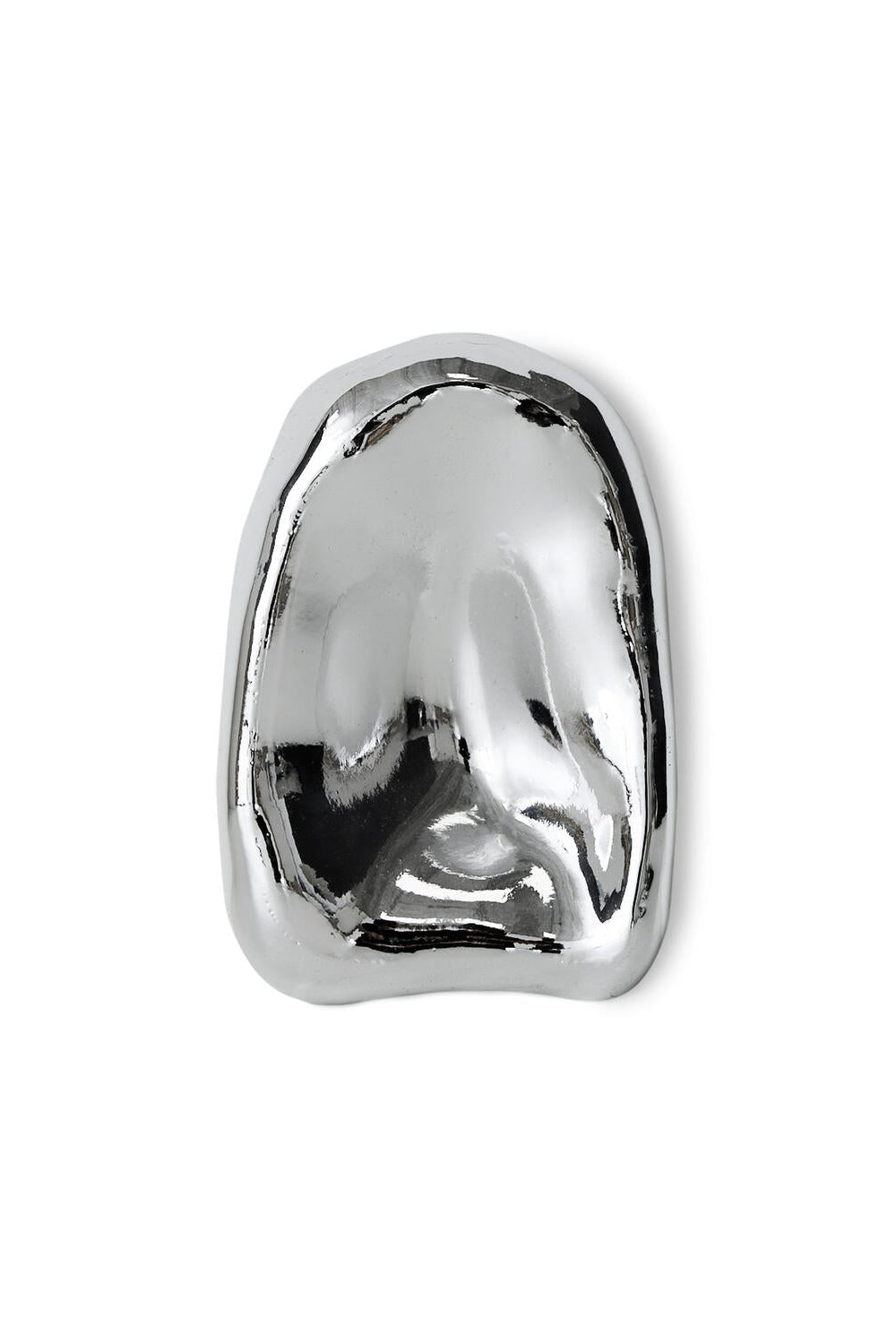 Glas vægskulptur no. 1 - Chrome