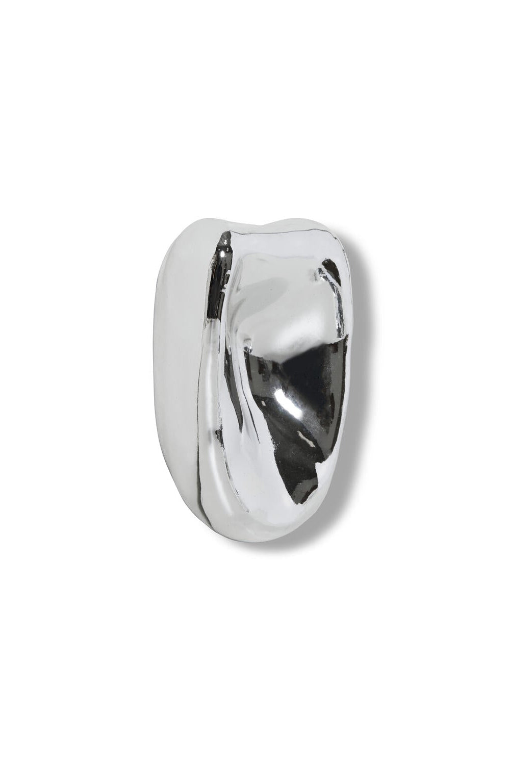 Glas vægskulptur no. 2 - Chrome