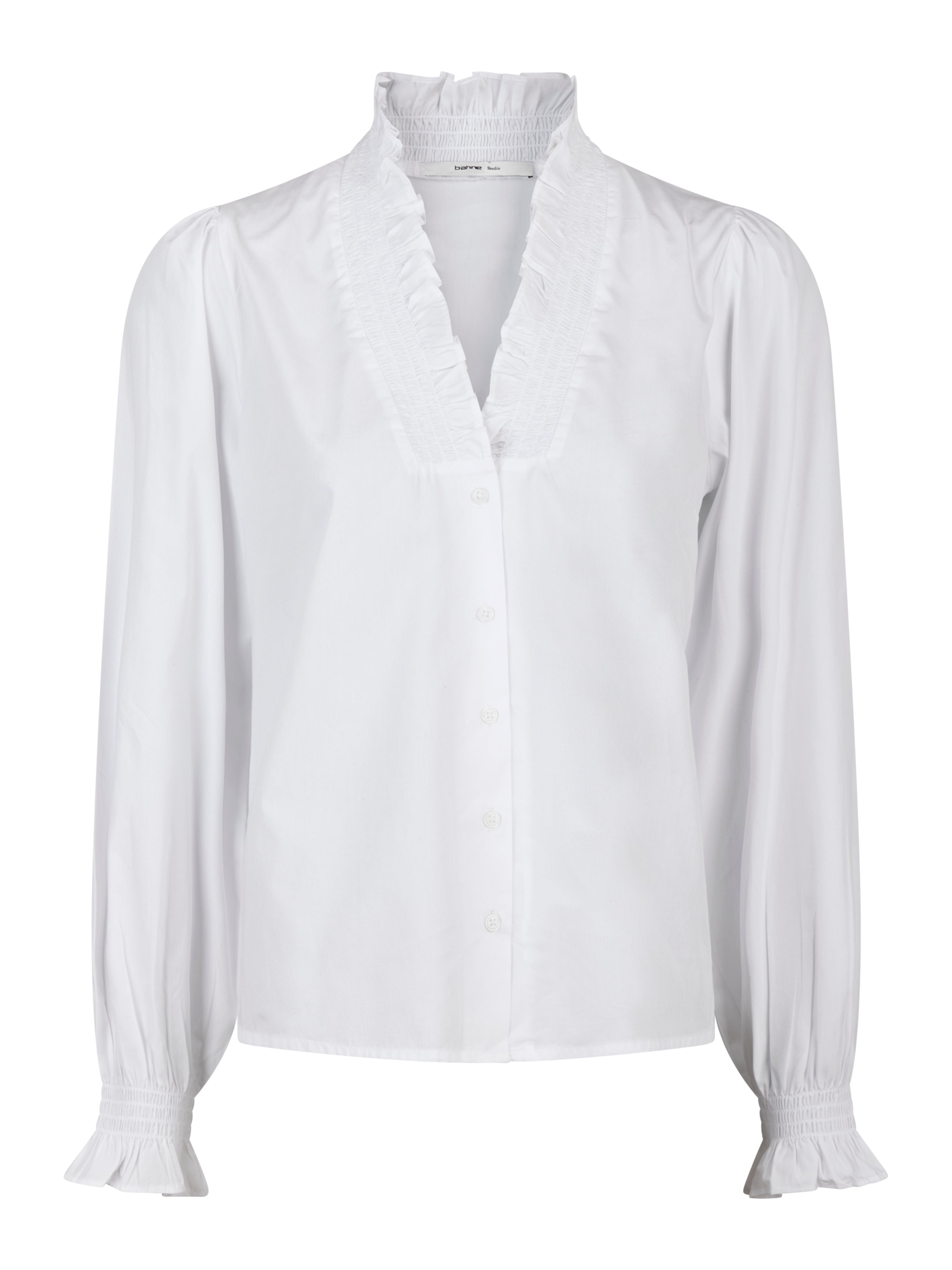 Blair Solid Poplin skjorte - hvid