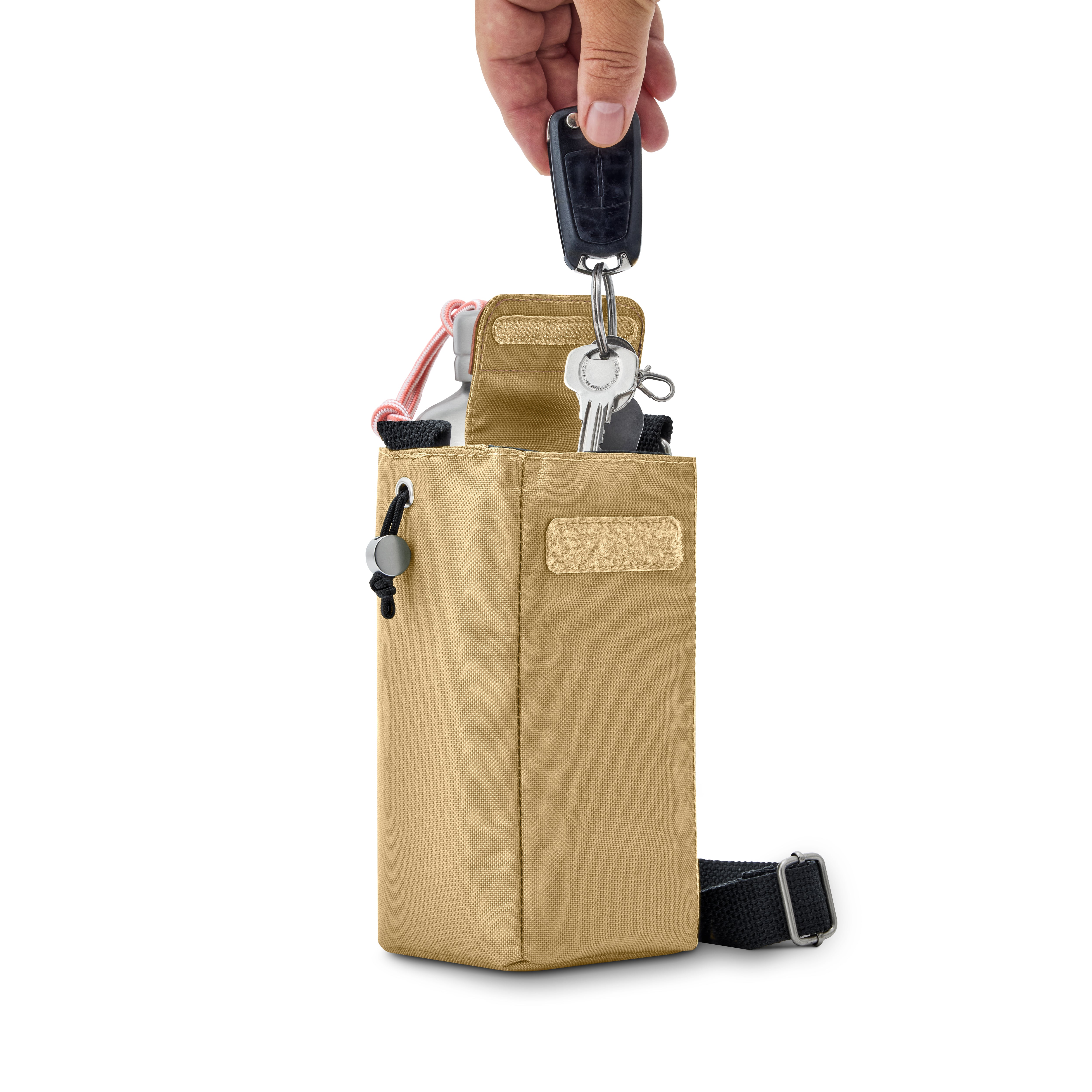 Insulated flasketaske - Clay