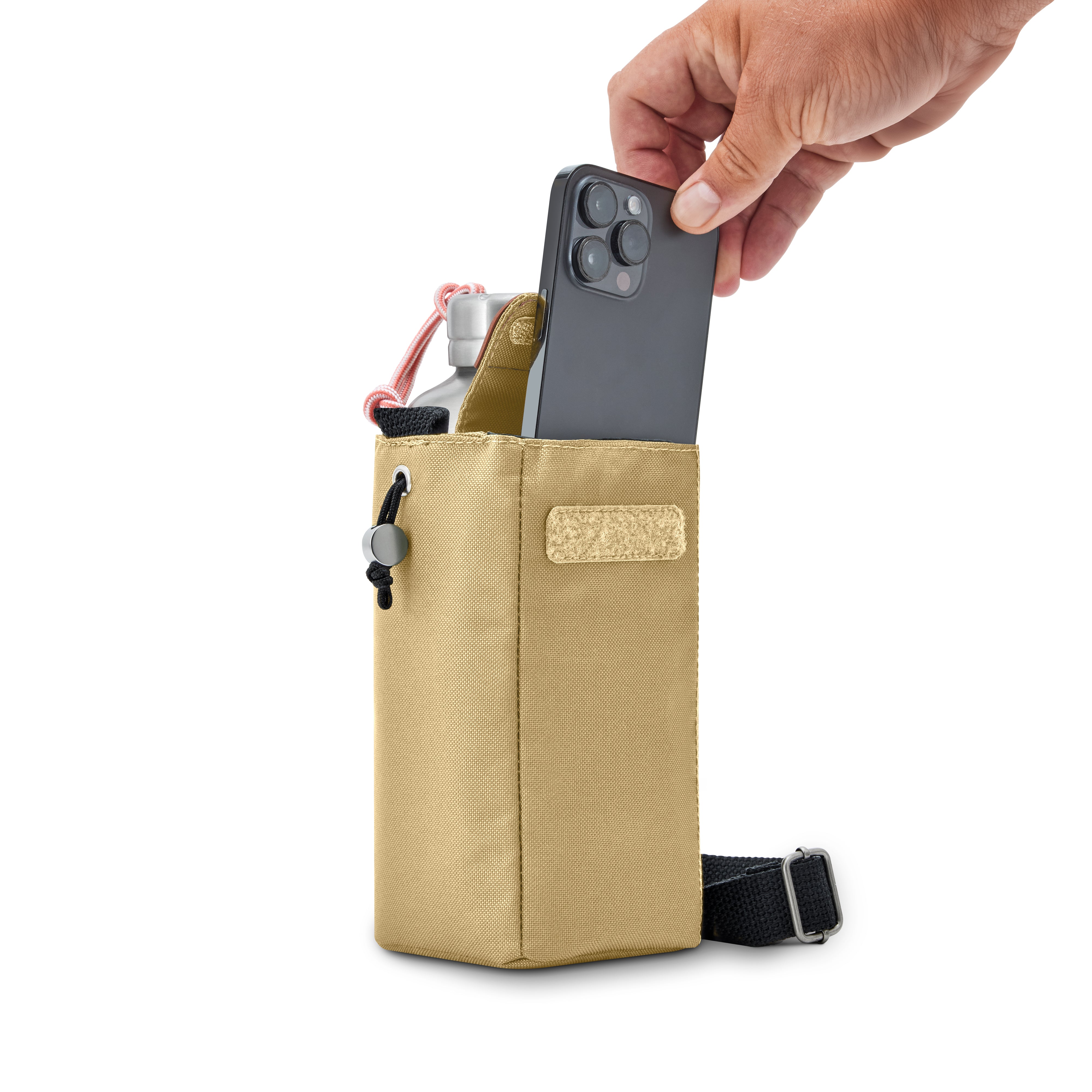 Insulated flasketaske - Clay