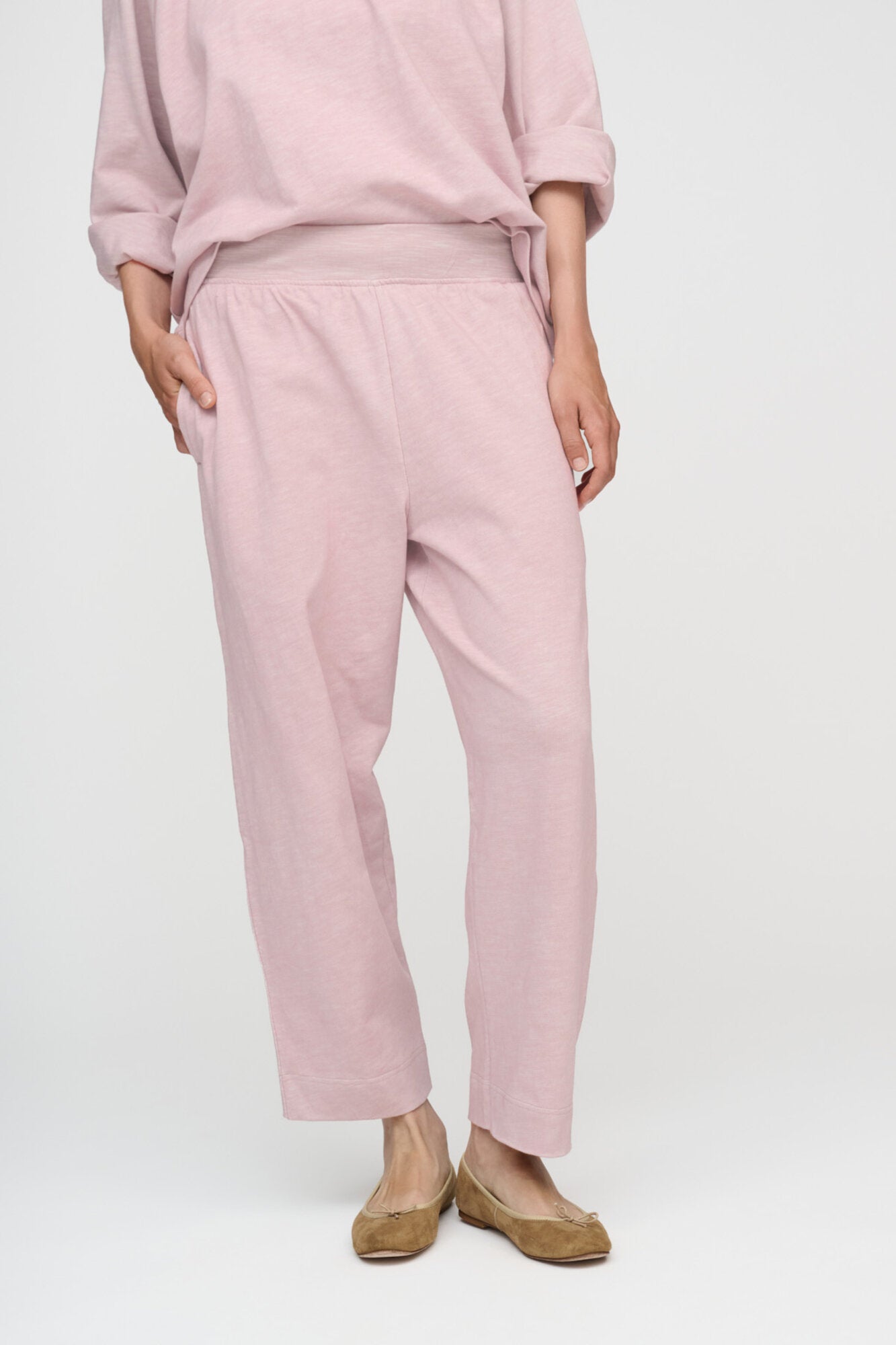 Buddha sweatpants - Rose Dust