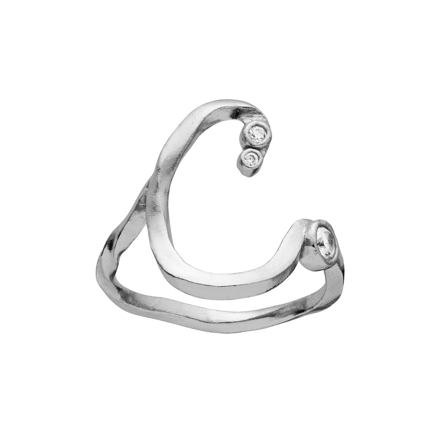 Alfabet Ring, C - Sølv