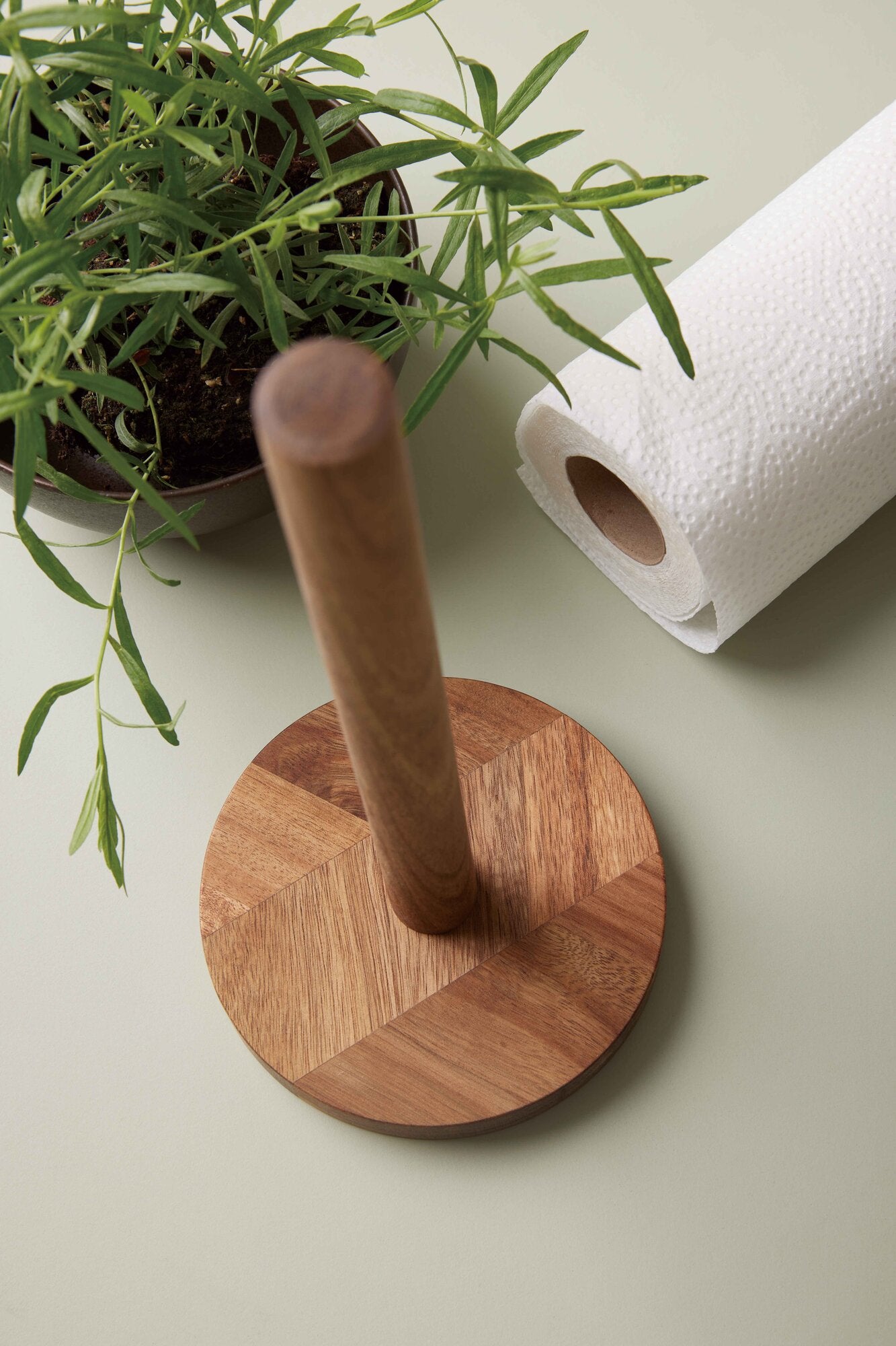 Køkkenrulleholder, H30,5 cm – Akacie