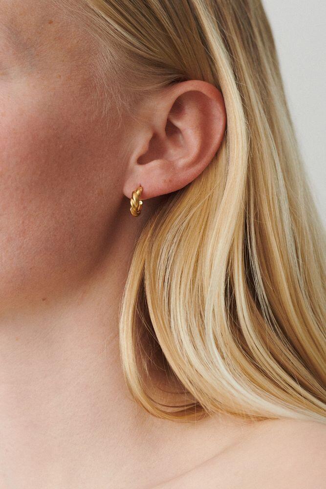 Hana creoler, small - forgyldt