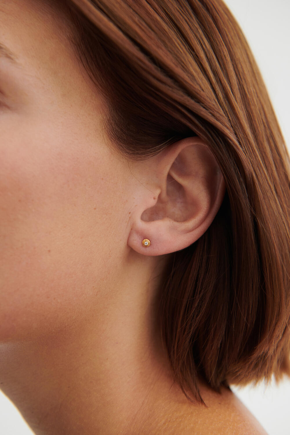 Halley ørestikker - forgyldt