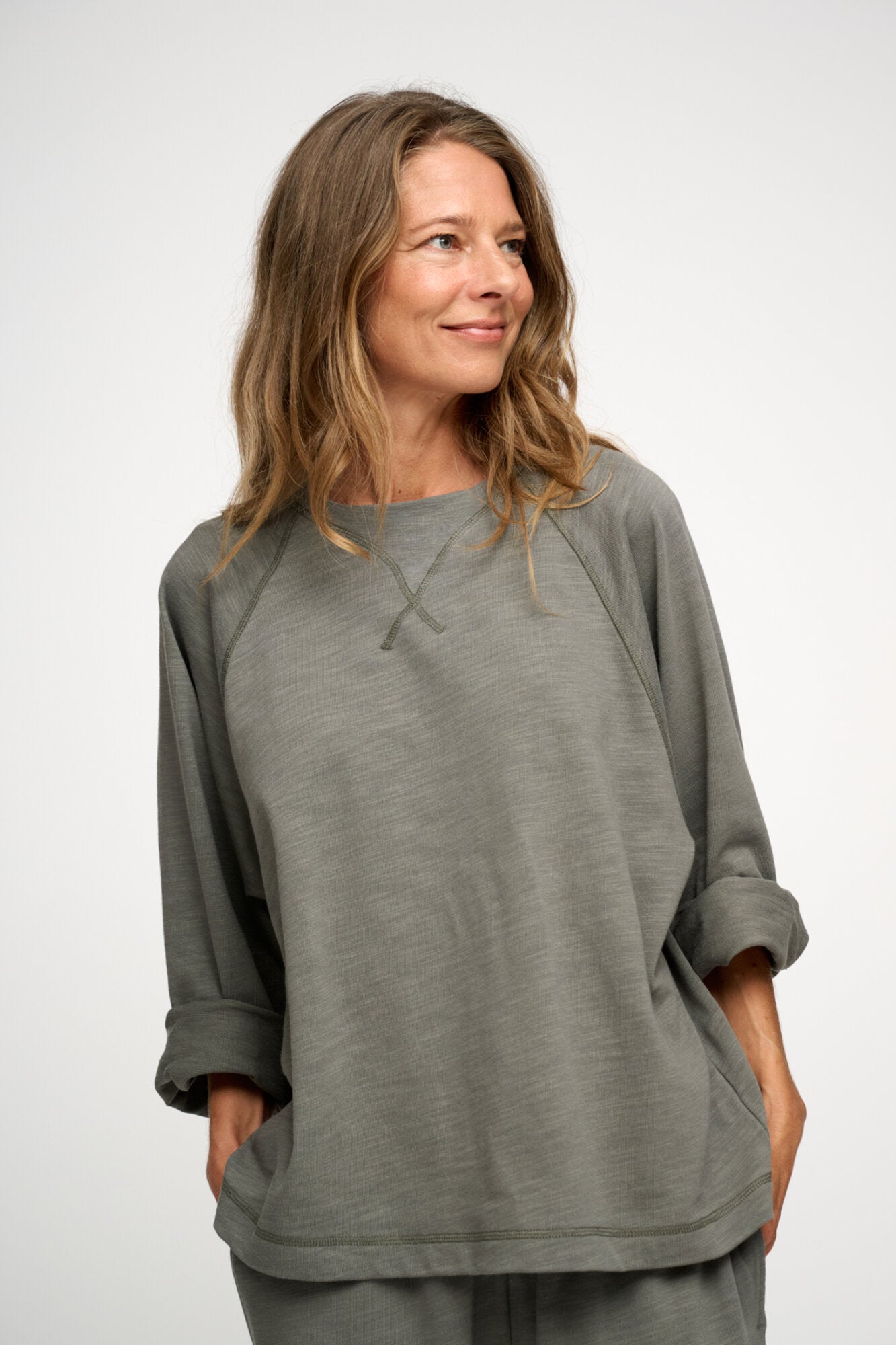 Earth sweatshirt - Khaki Gray