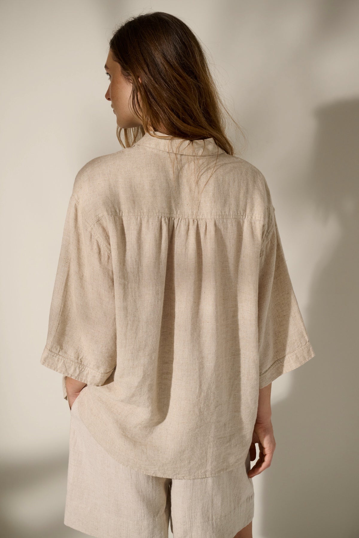 Ellie hørskjorte - Natural Linen
