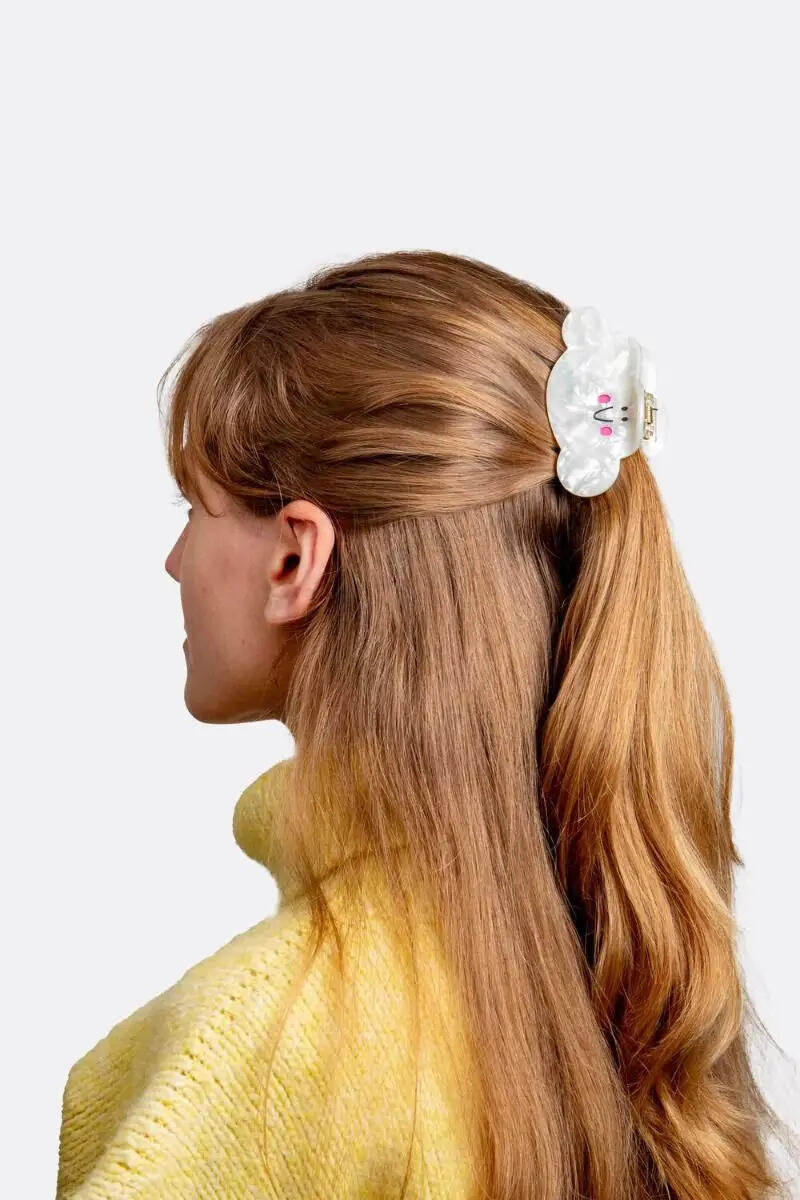 Cloud hårklemme - hvid