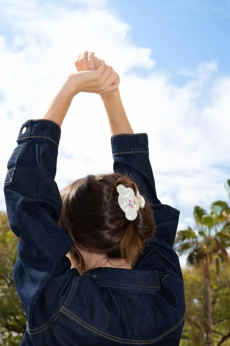 Cloud hårklemme - hvid