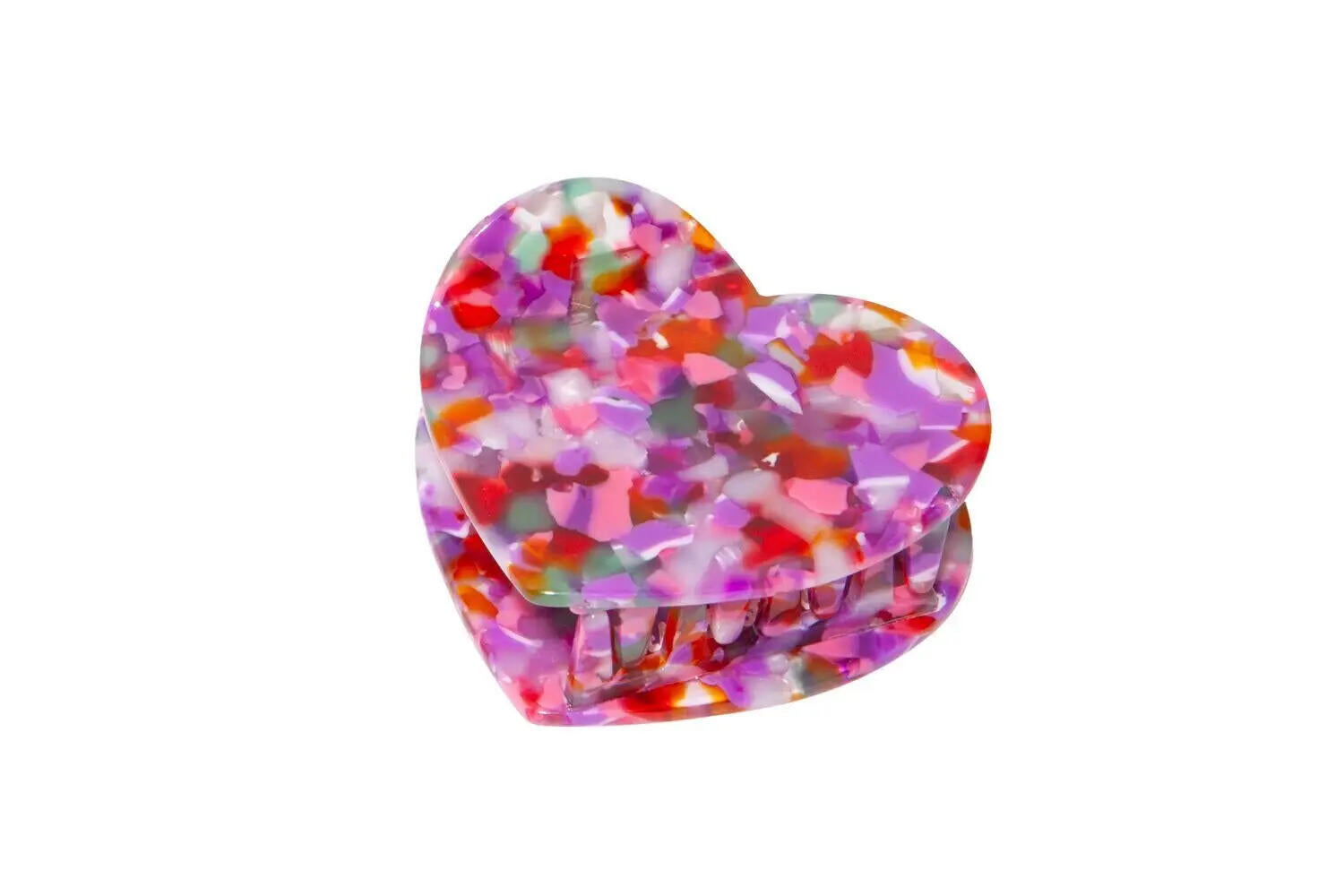 Heart hårklemme - Multicolor