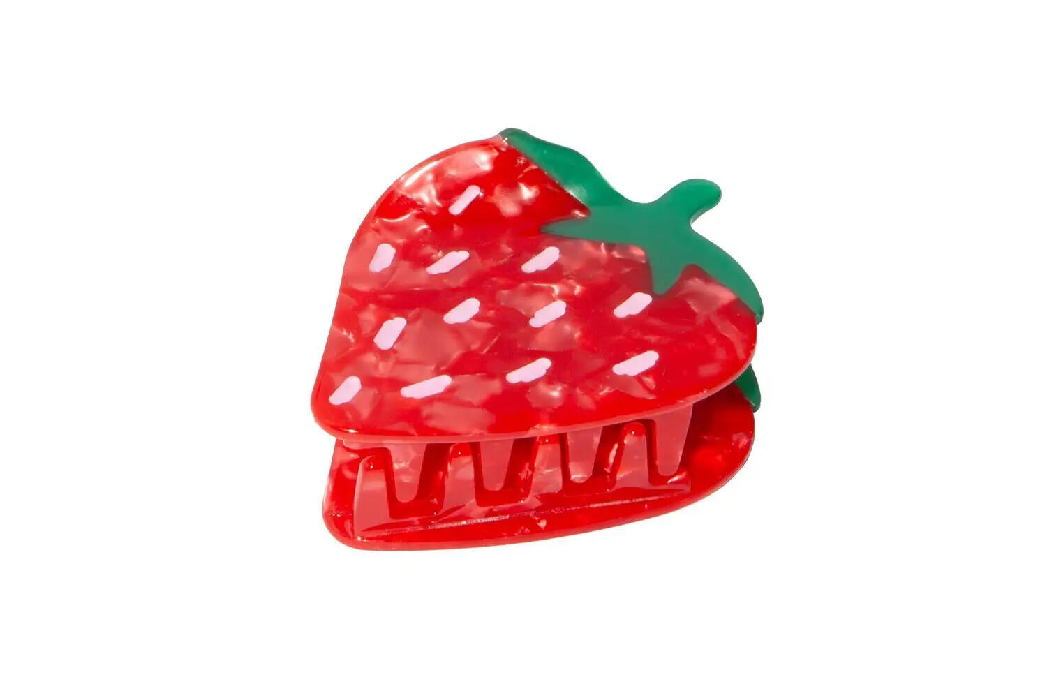 Strawberry hårklemme - rød
