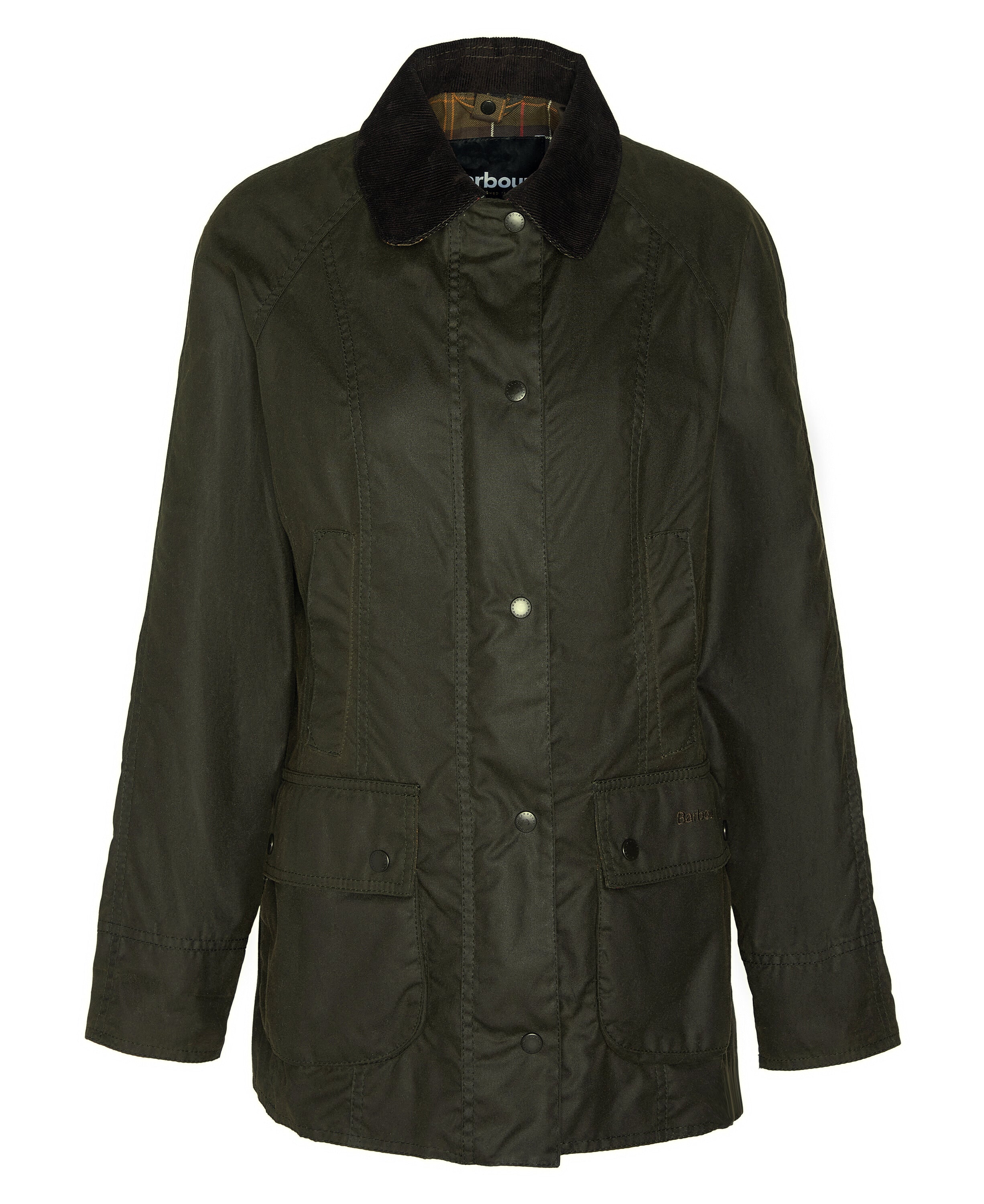 Classic Beadnell Wax jakke - Olive