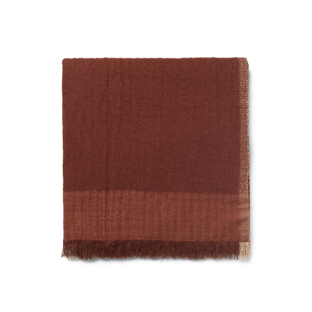 Weaver tæppe - Red Brown