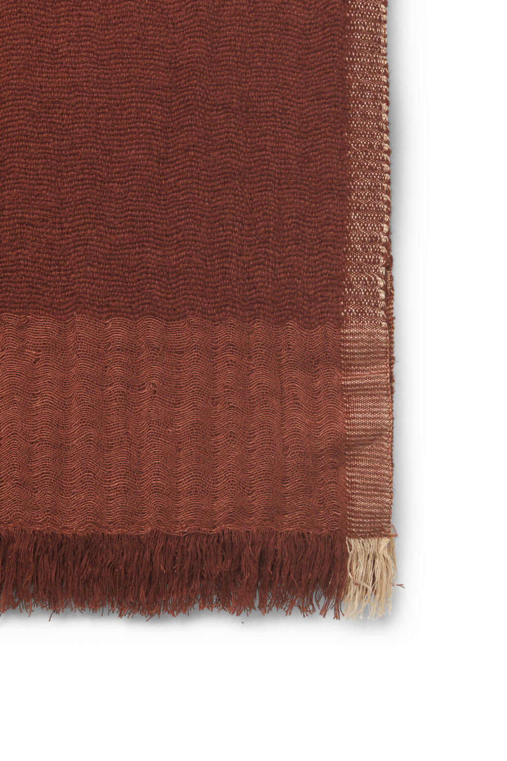 Weaver tæppe - Red Brown