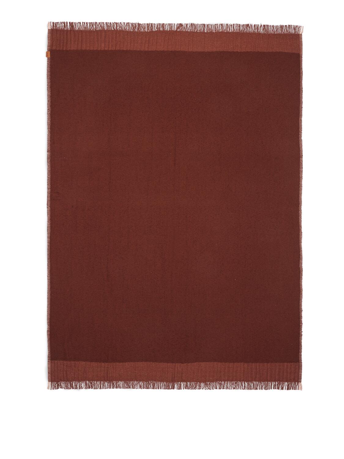 Weaver tæppe - Red Brown