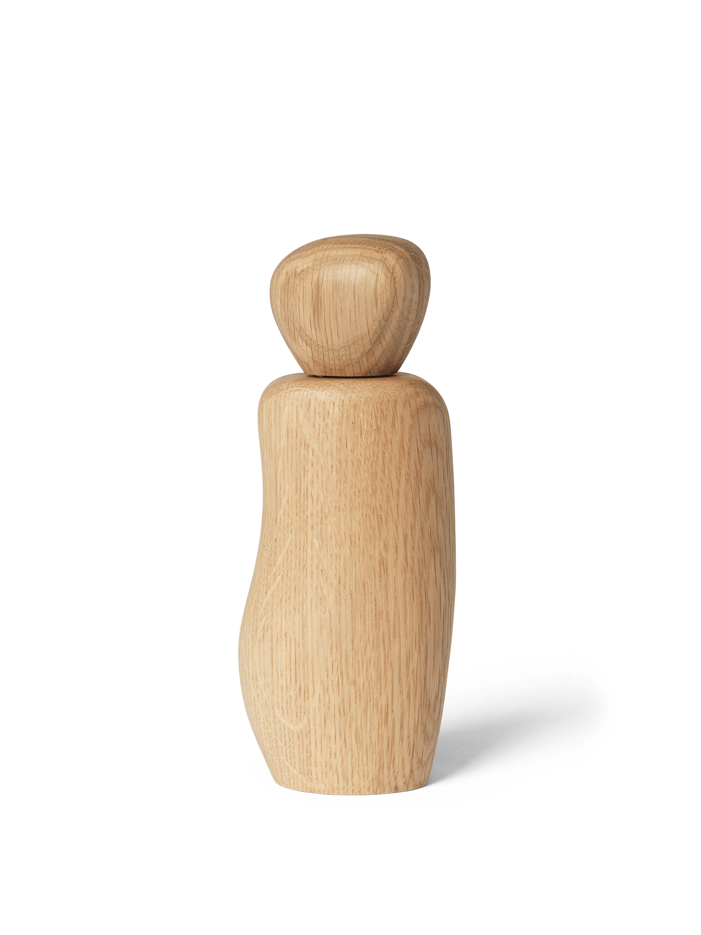 Pebble kværn, H18,8 cm - Oak