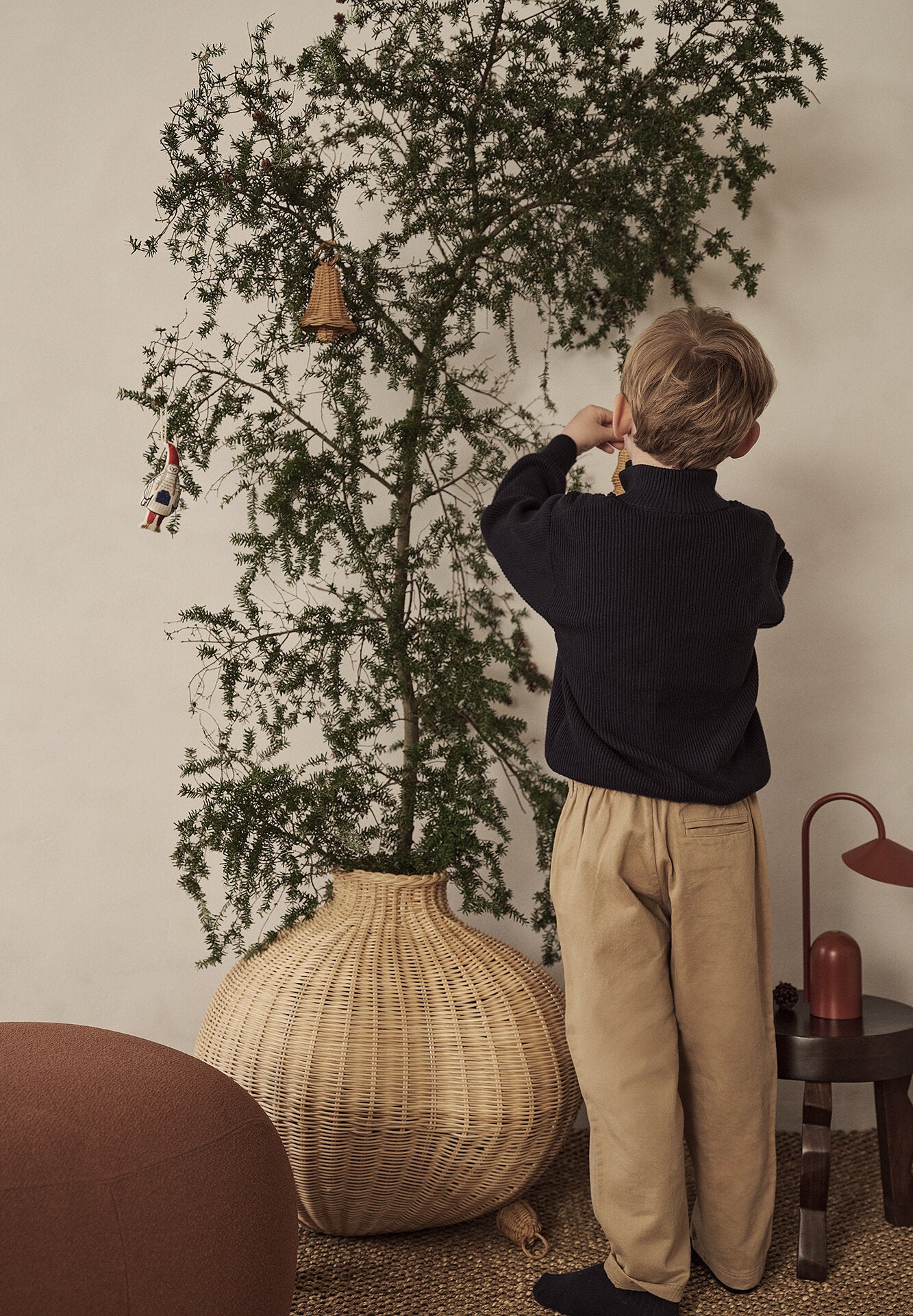 Braided Bell juleophæng, 3 stk – Natural