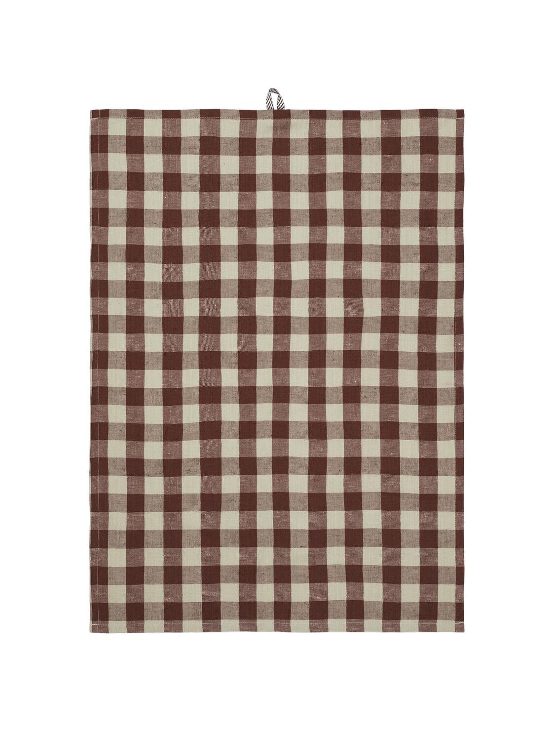 Hale viskestykke - Cinnamon/Grey Green