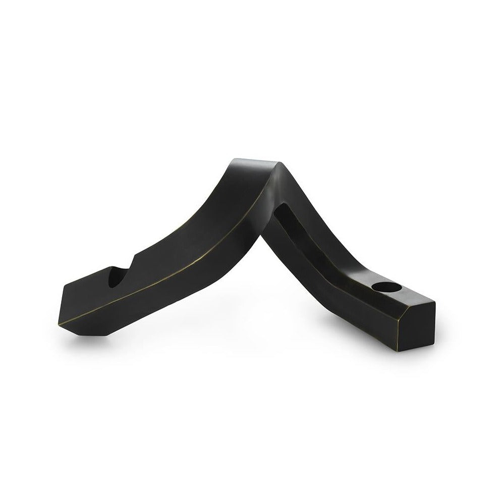 Crooked Two lysestage - Bronze