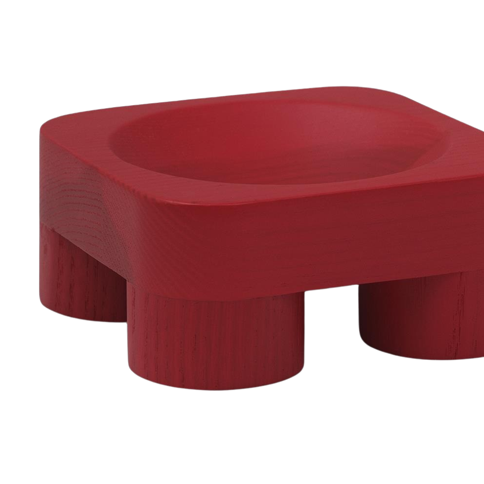 Chub skål, small - Bright Red