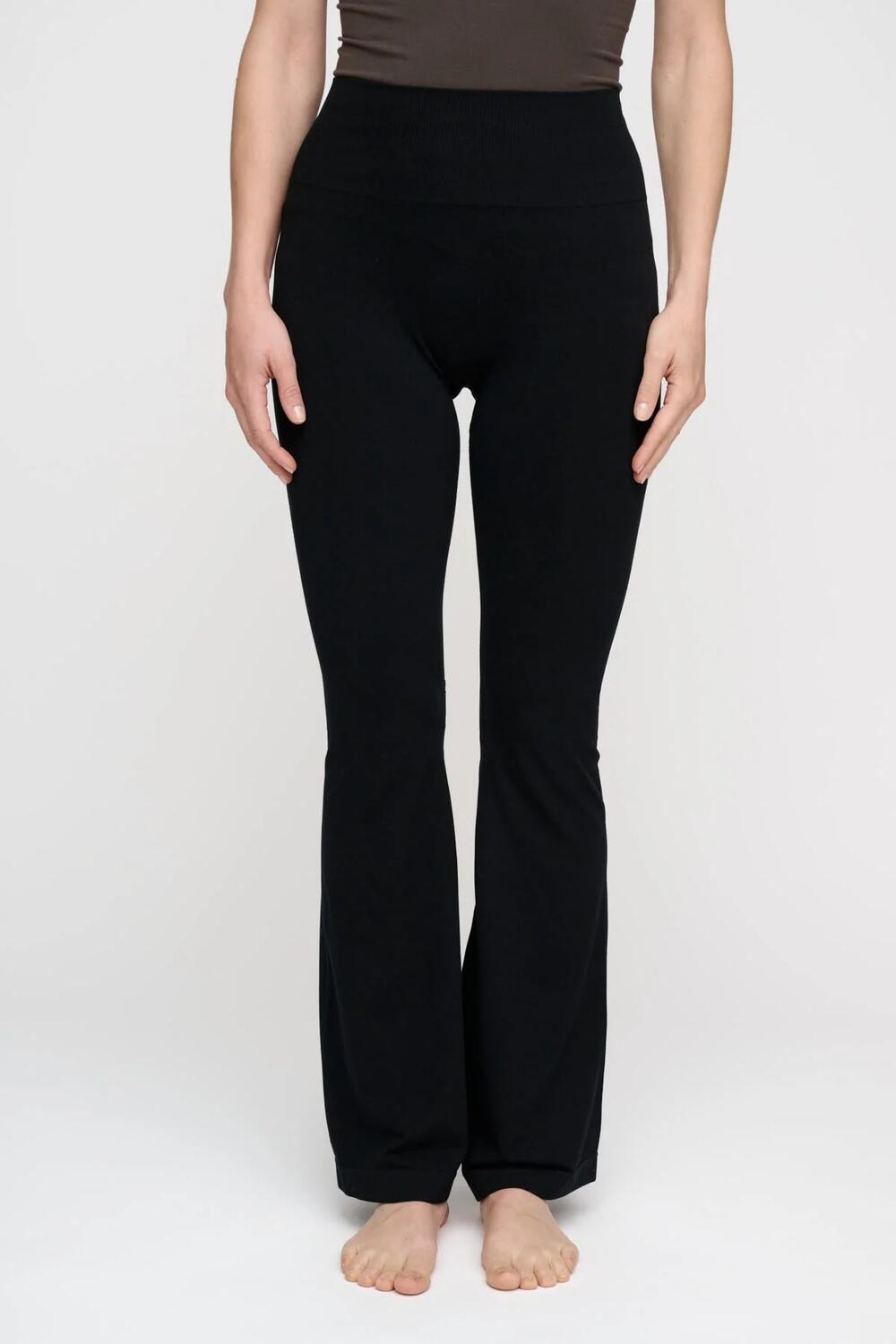 Flare leggings - sort