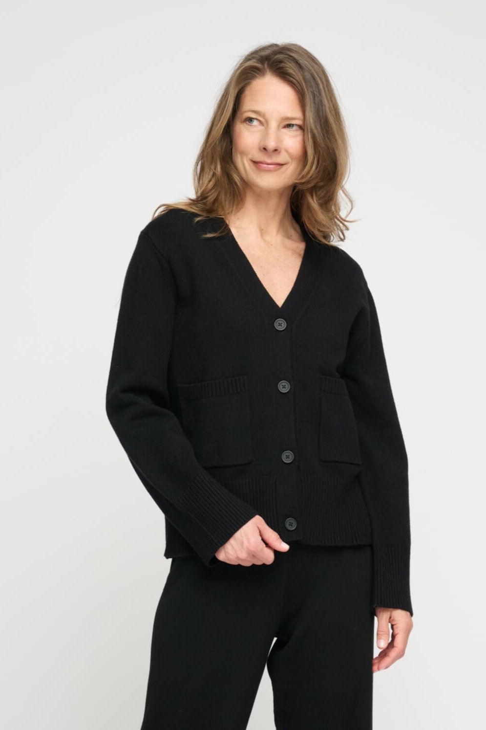 Forrest strik cardigan - sort