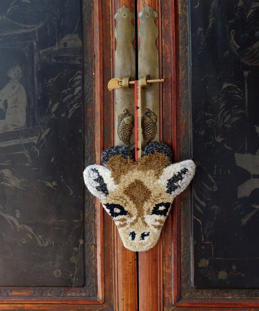 Gimpy Giraffe ophæng - Brown