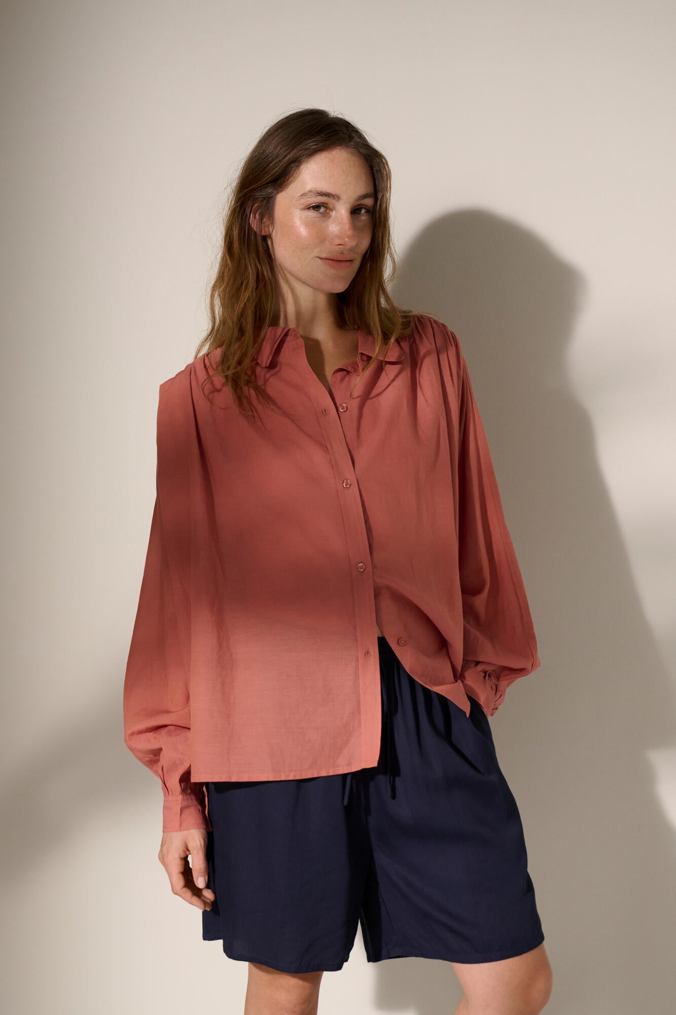 Glow skjorte - Dusty Coral