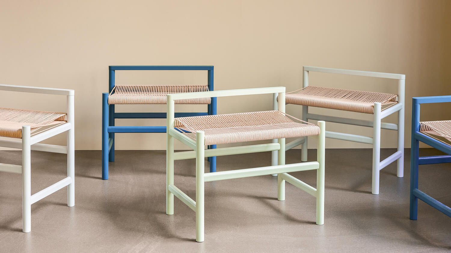 Heritage bænk, Petrol - L60 cm