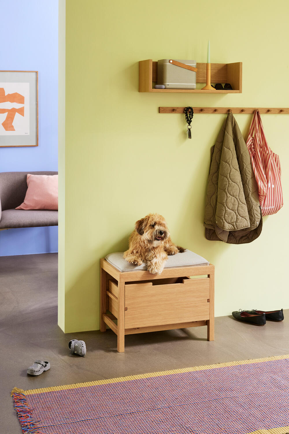 Cosplay knagerække, Natur - L100 cm