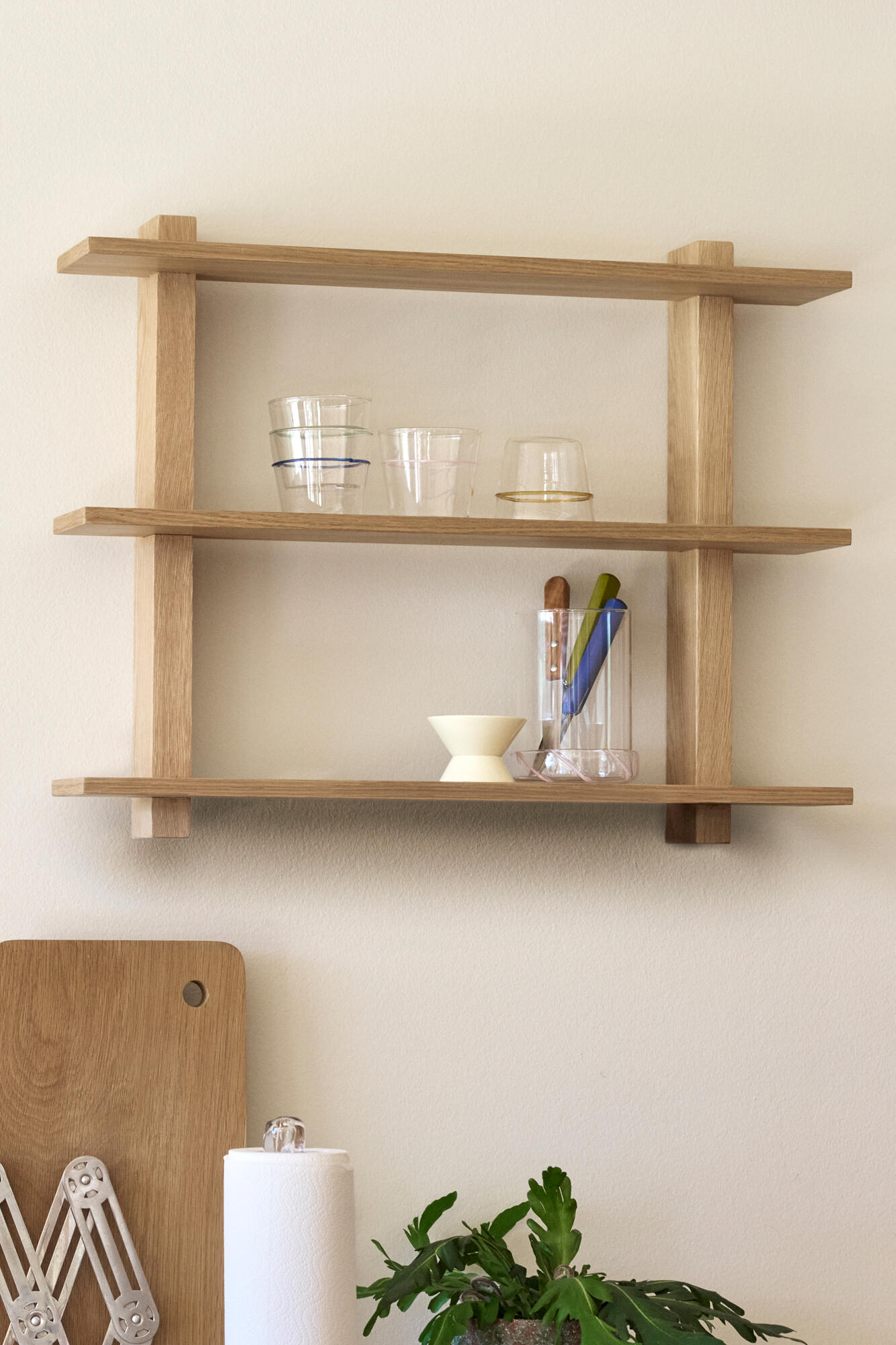 Simple reol, 60x14x47 cm - Eg
