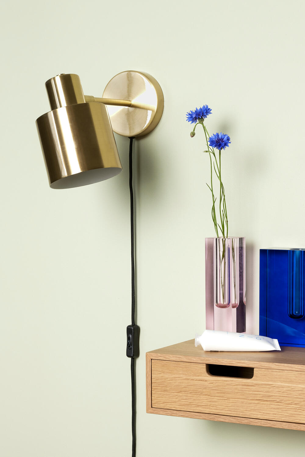 Hide opbevaringskasse/sengebord - natur