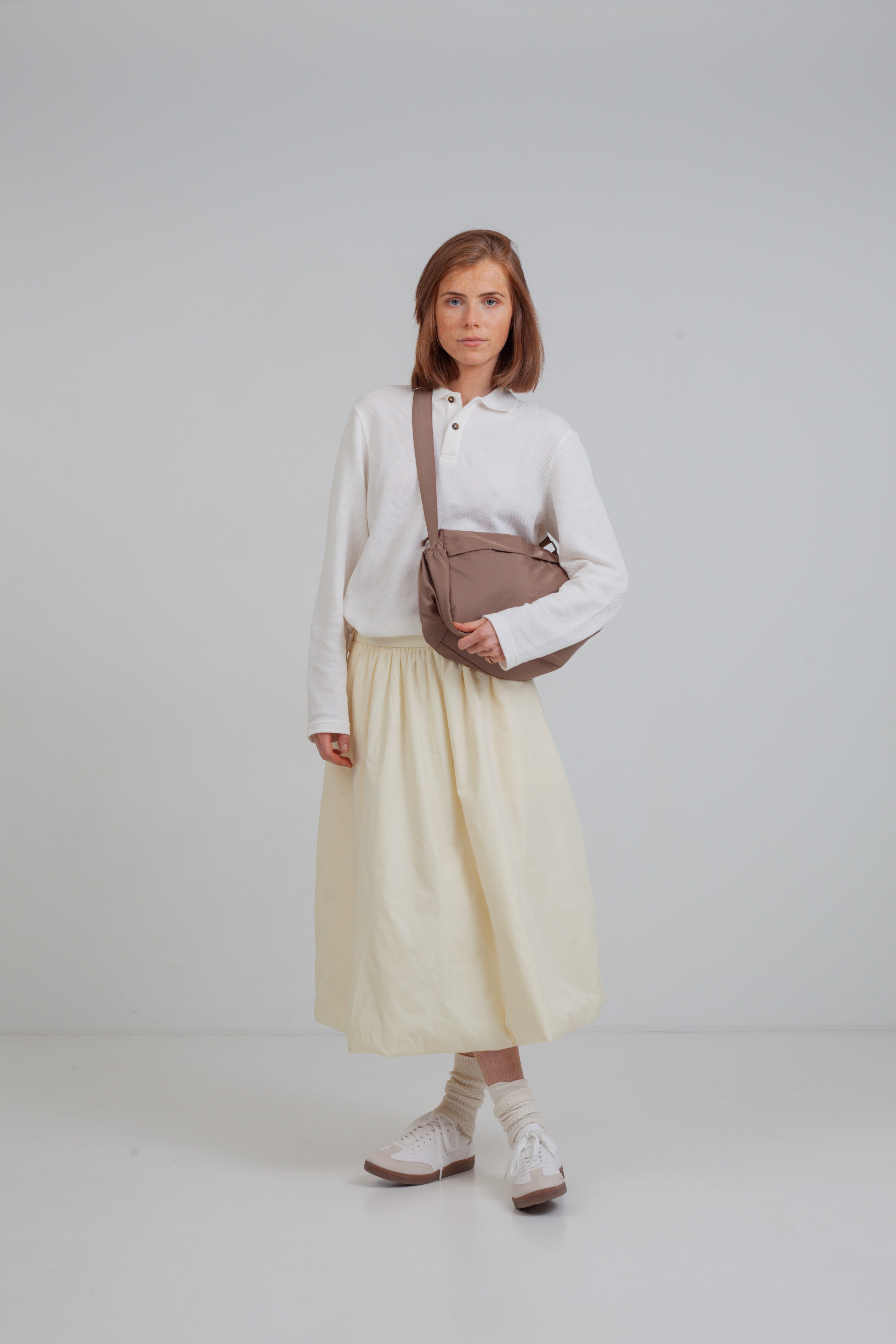 Messenger crossbody taske - brun