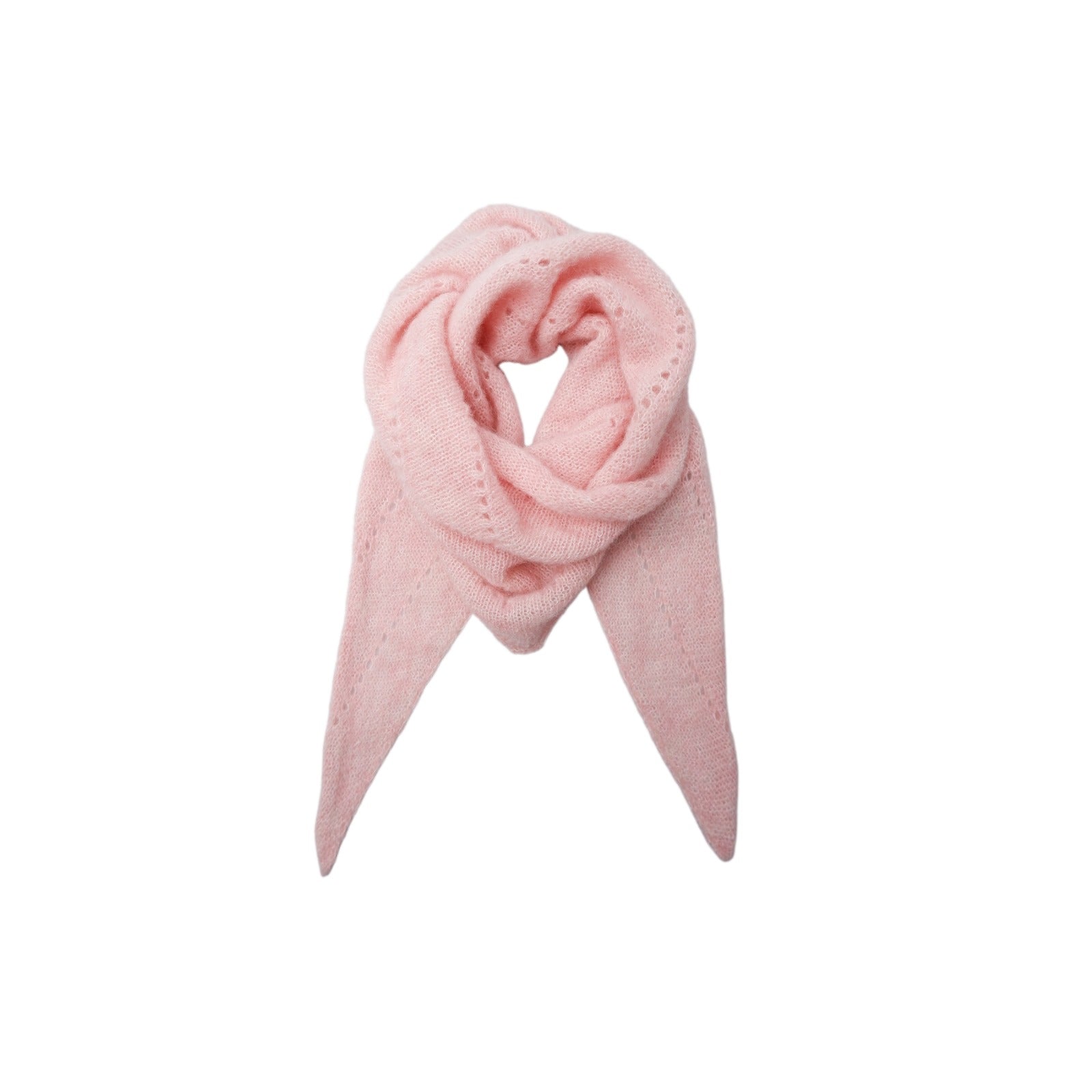 Dell strikket tørklæde mini - Rose