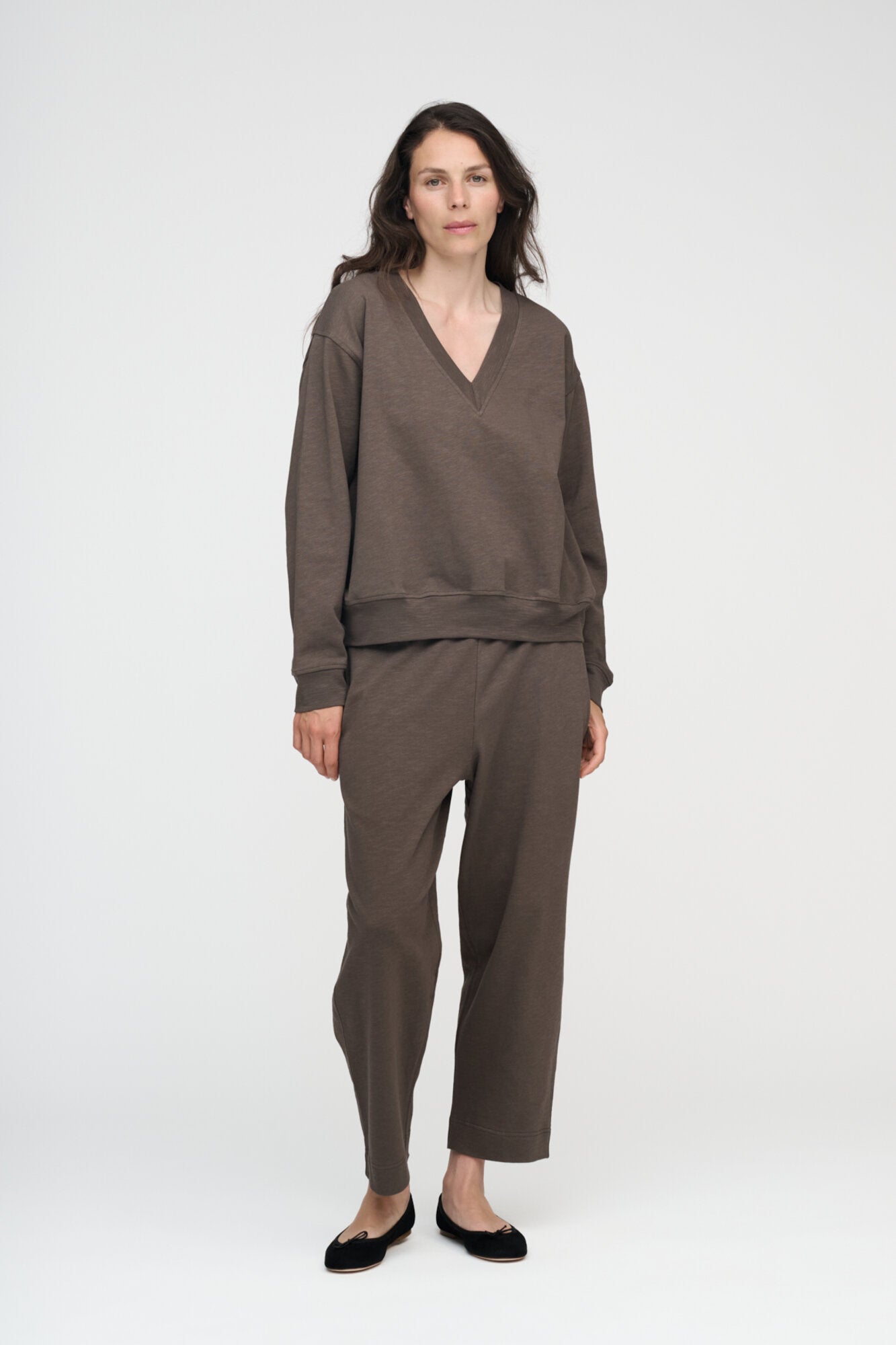 Inhale sweatshirt - Stone Brown