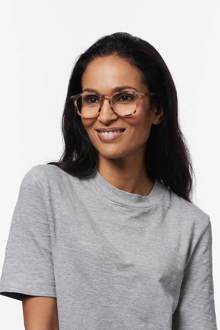 #E læsebrille - Light Tortoise