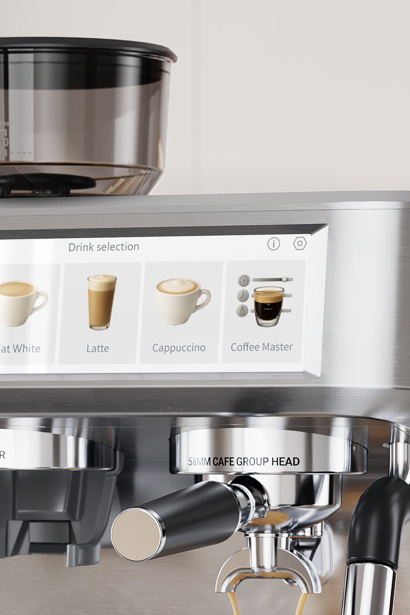 Aspire Expert espressomaskine - sølvfarvet